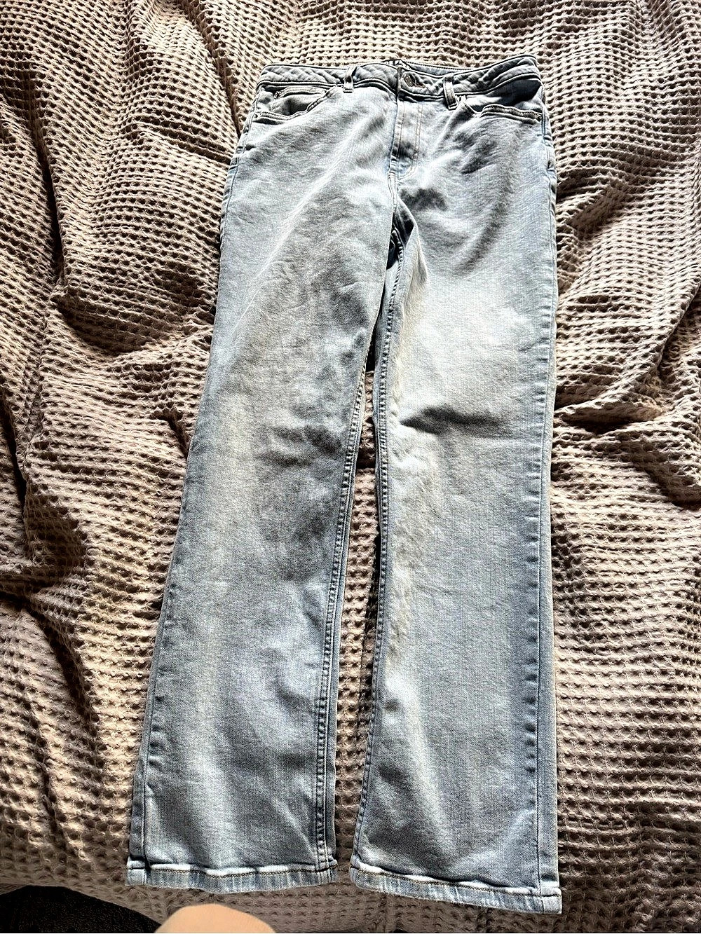 Joe Fresh High Rise Slim Straight Leg Jean Straight Leg Jeans Blue Size 8